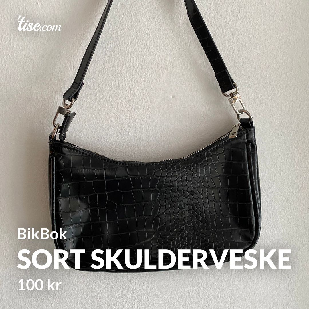 Sort skulderveske