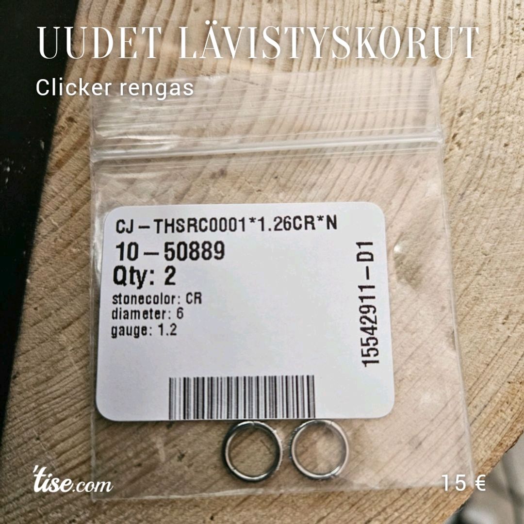 Uudet Lävistyskorut