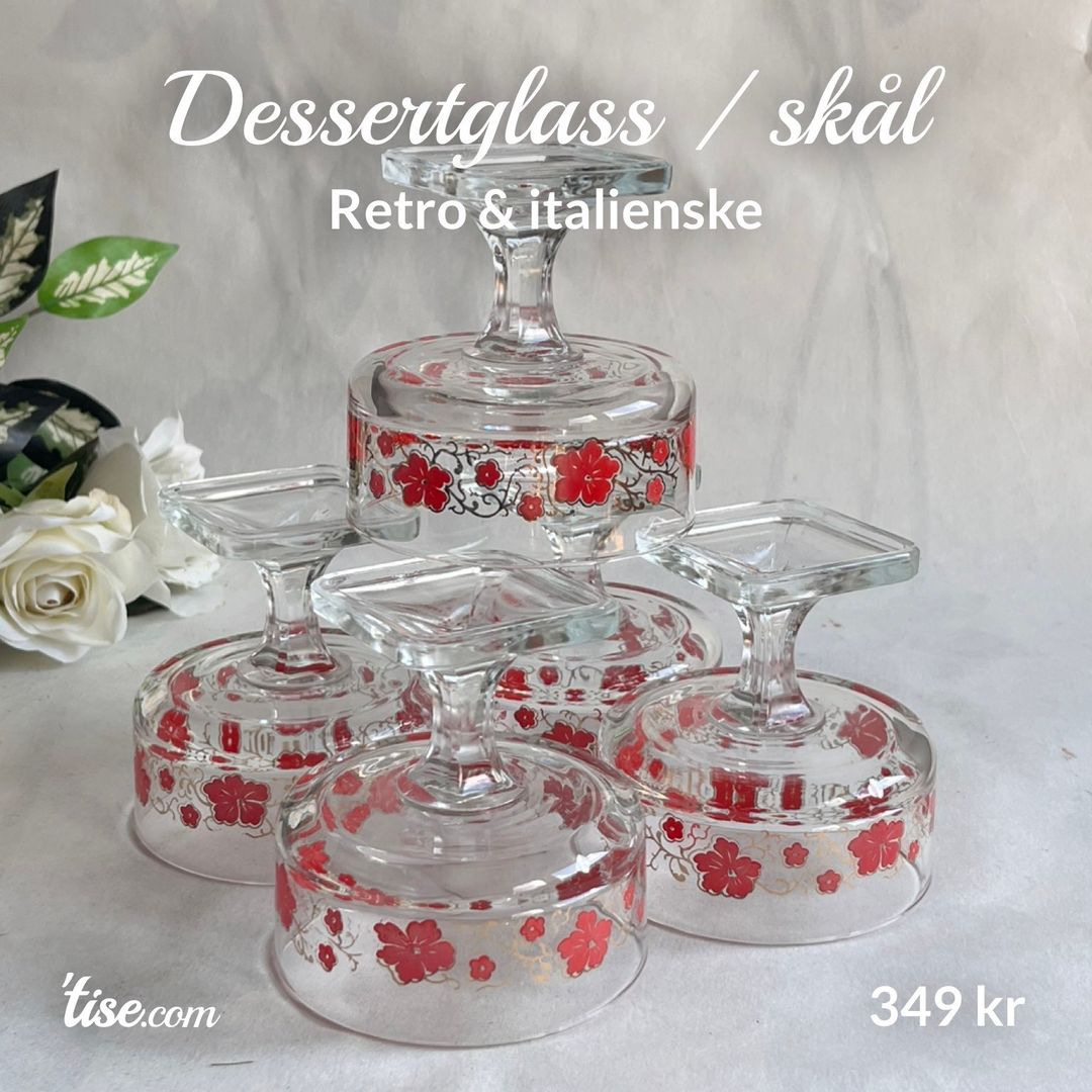 Dessertglass / skål