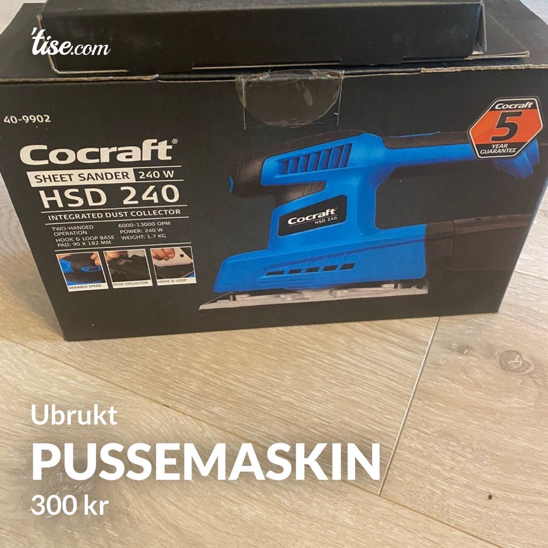 Pussemaskin