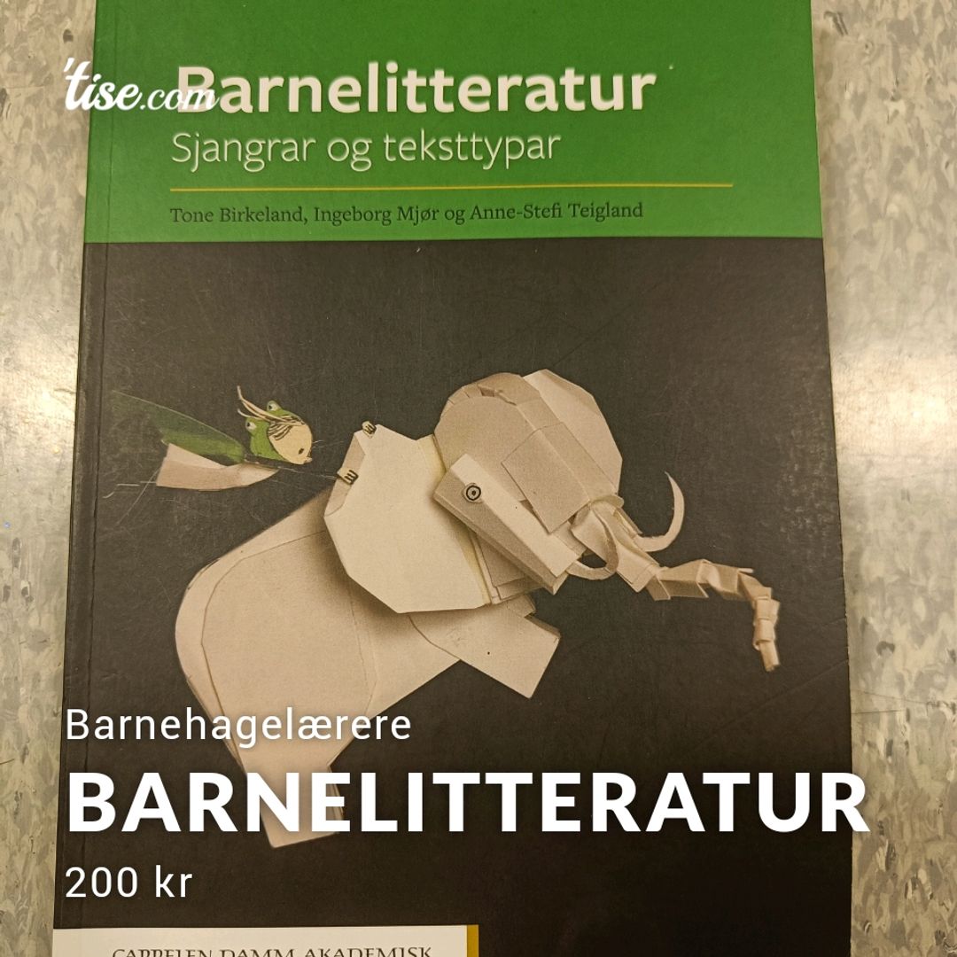 Barnelitteratur