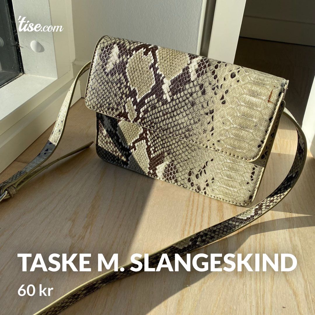 Taske m slangeskind