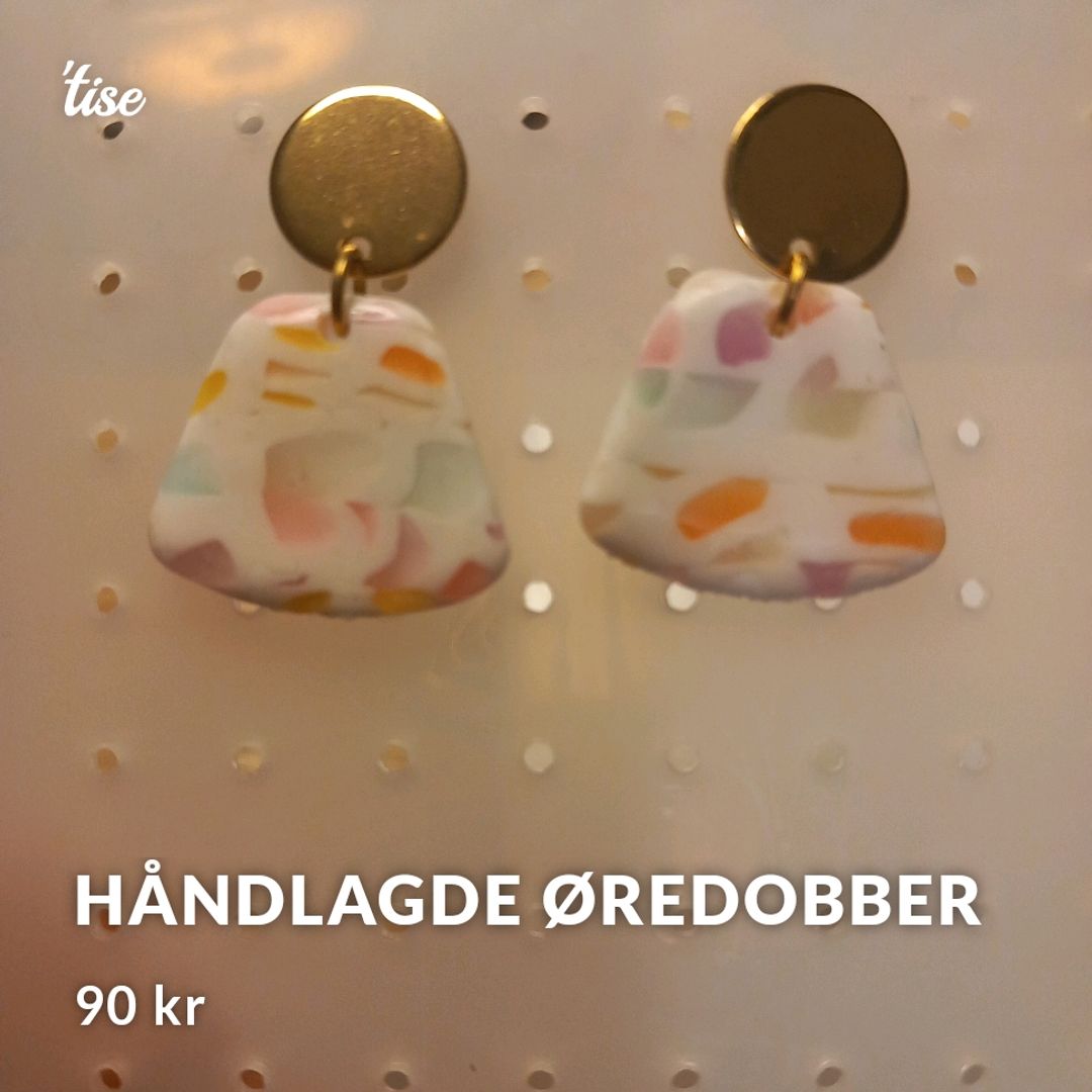 Håndlagde Øredobber