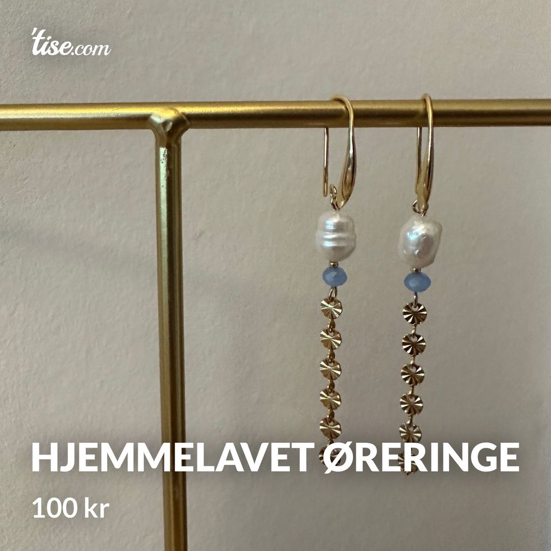 Hjemmelavet øreringe