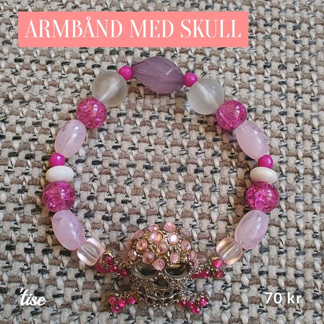 Armbånd Med Skull