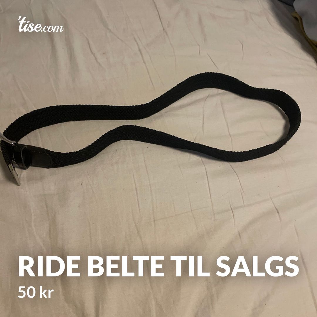 Ride Belte til salgs