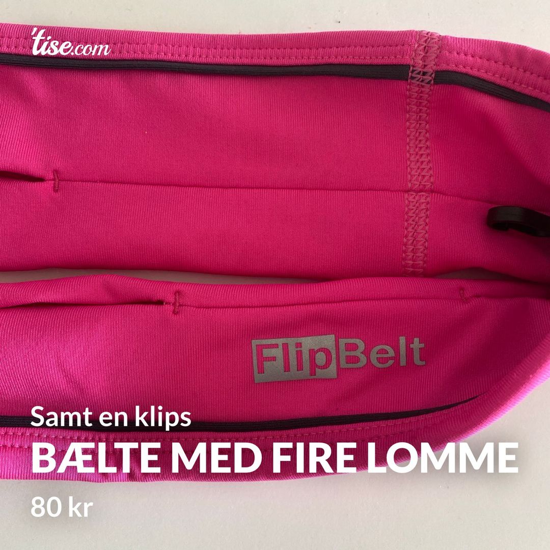 Bælte med fire lomme