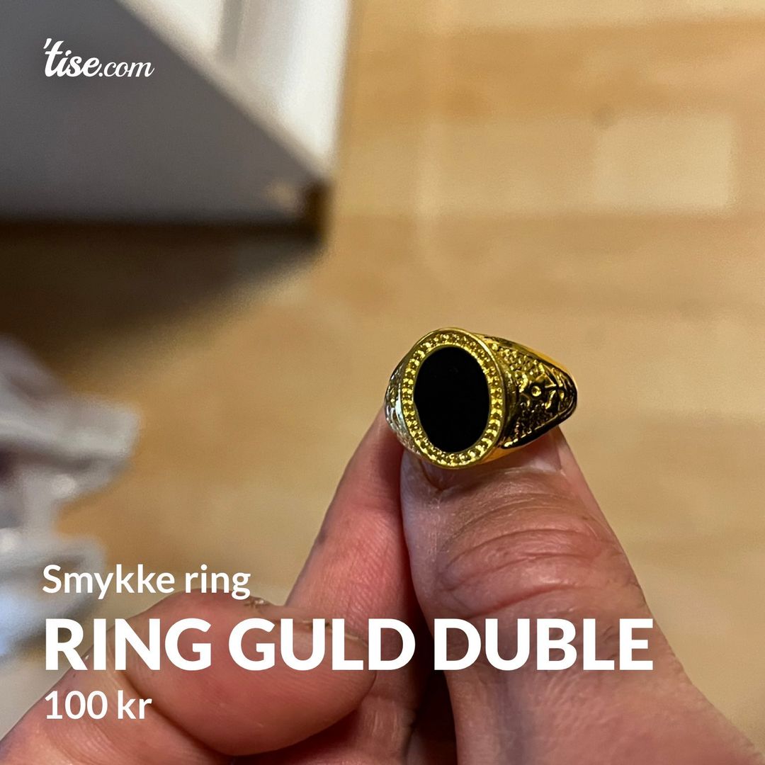 Ring guld duble