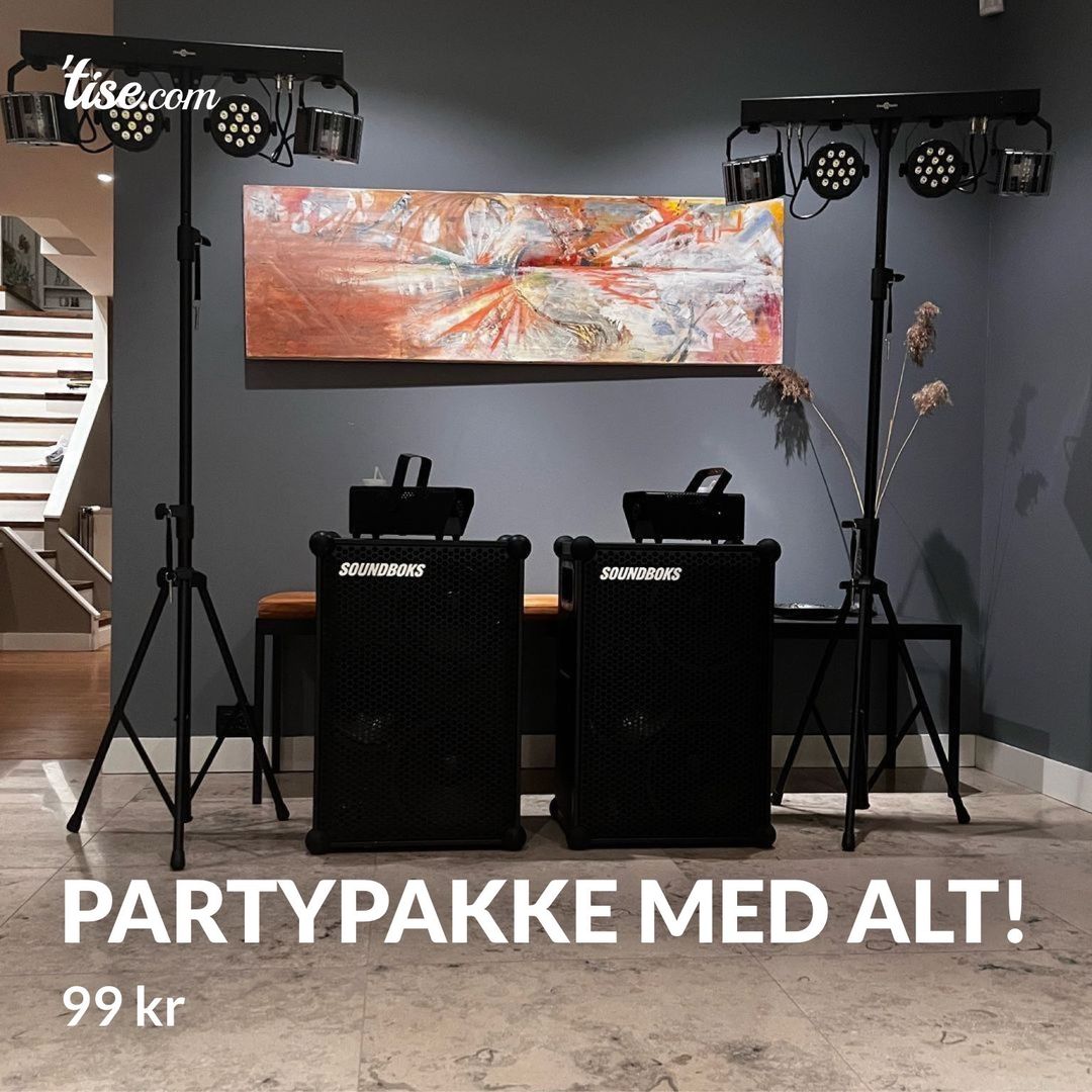 Partypakke med alt!