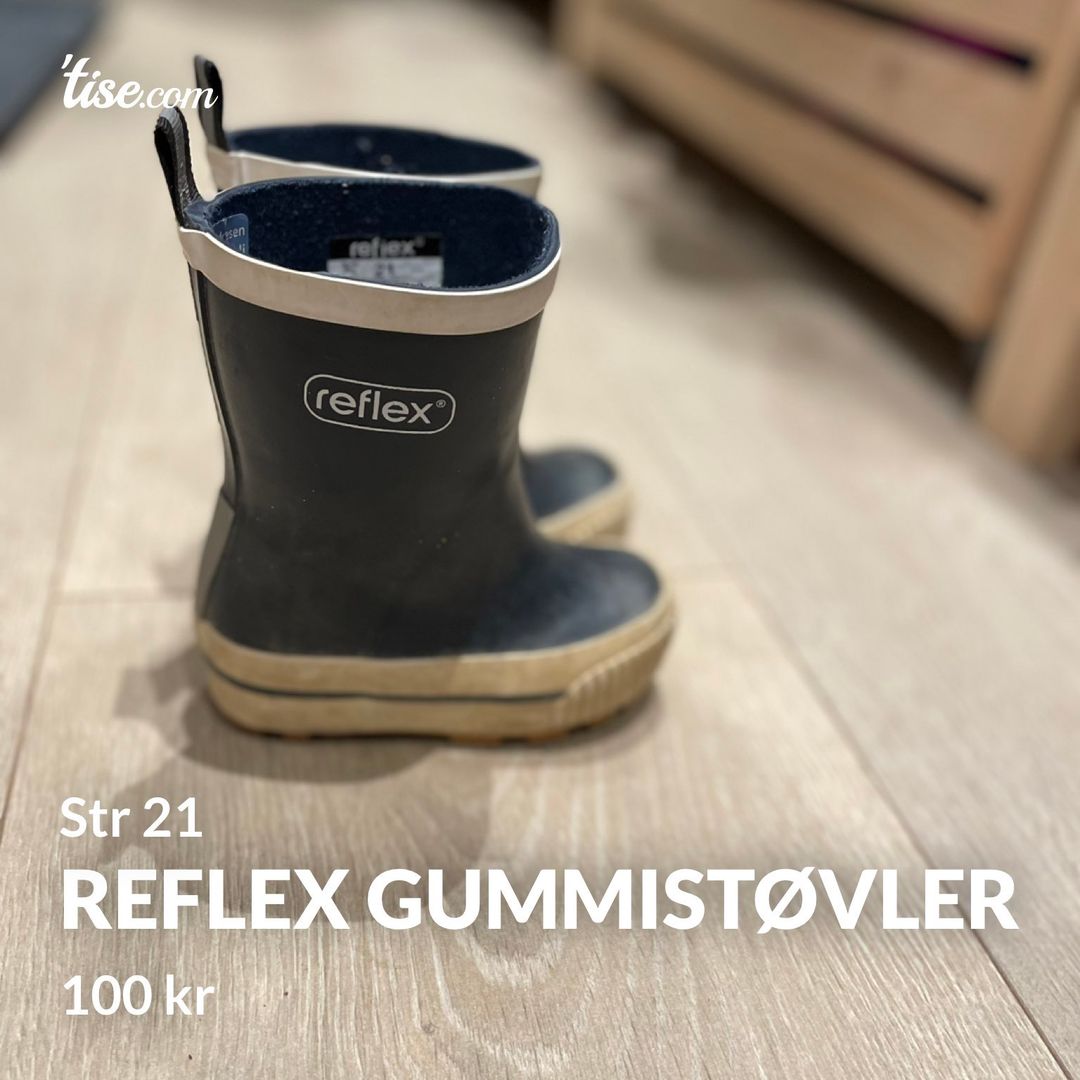 Reflex gummistøvler