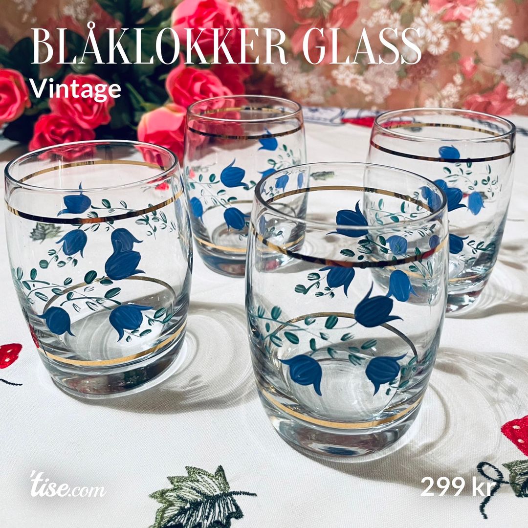 Blåklokker glass