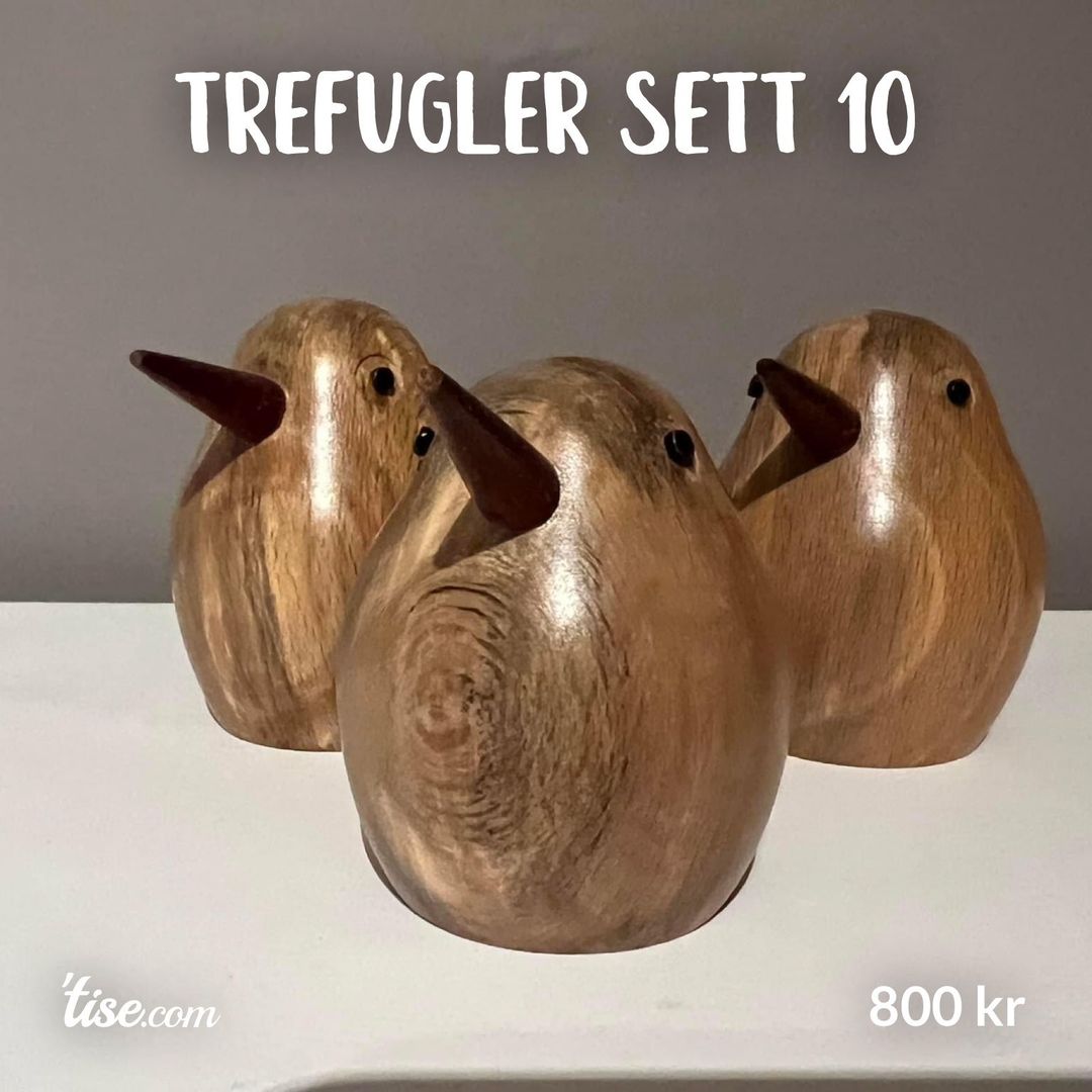 Trefugler sett 10