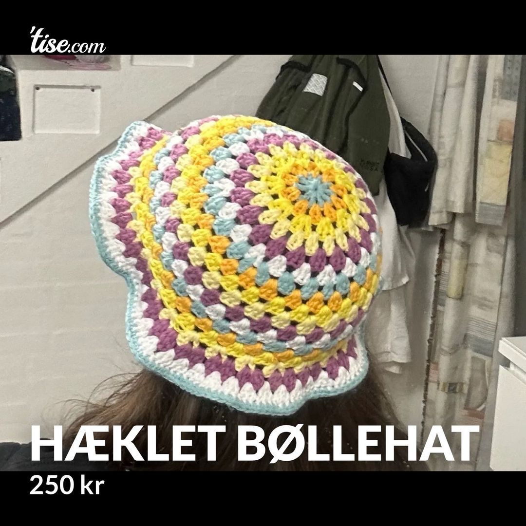 Hæklet bøllehat