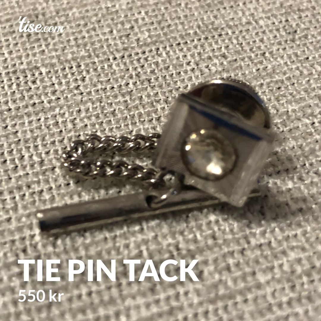 Tie pin tack