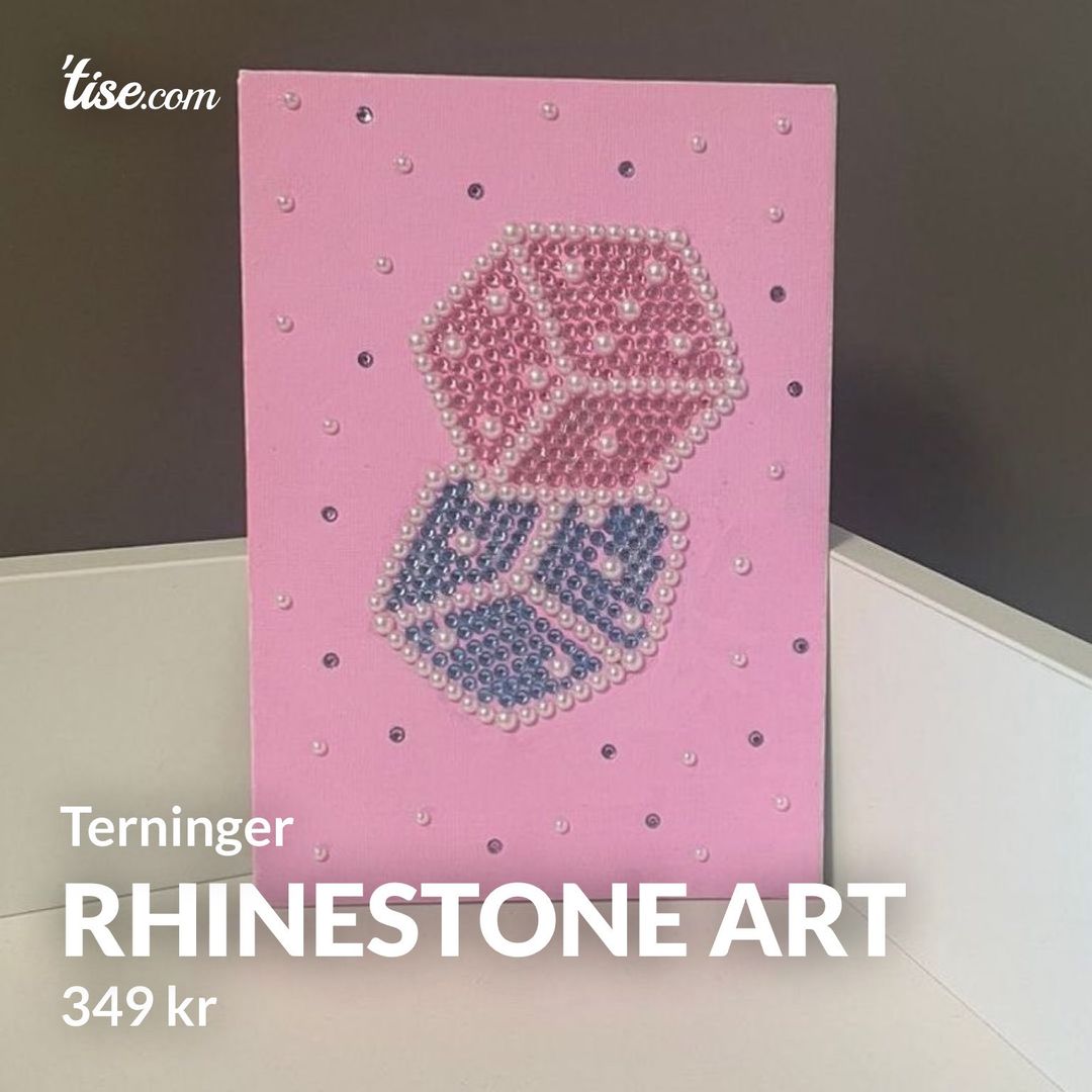 Rhinestone art