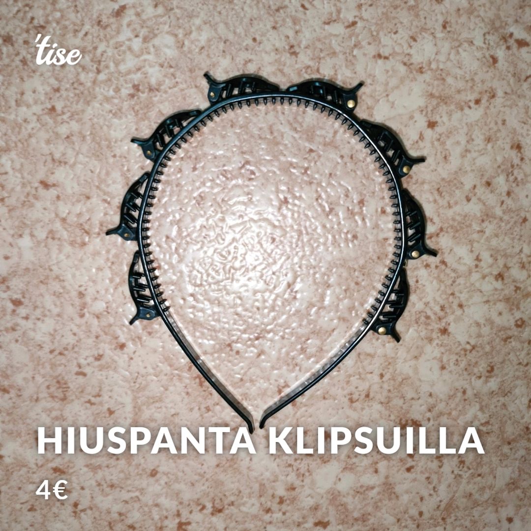 Hiuspanta Klipsuilla