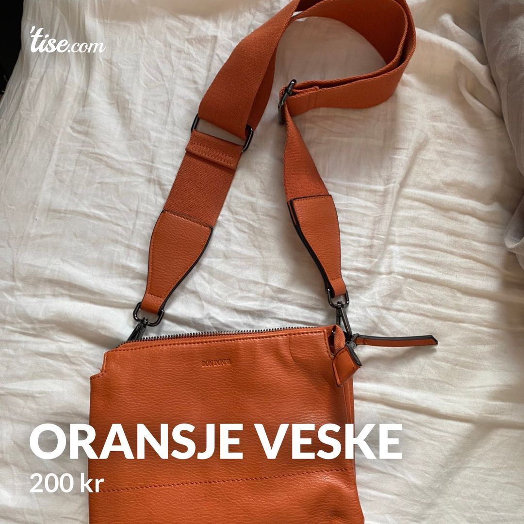 Oransje veske