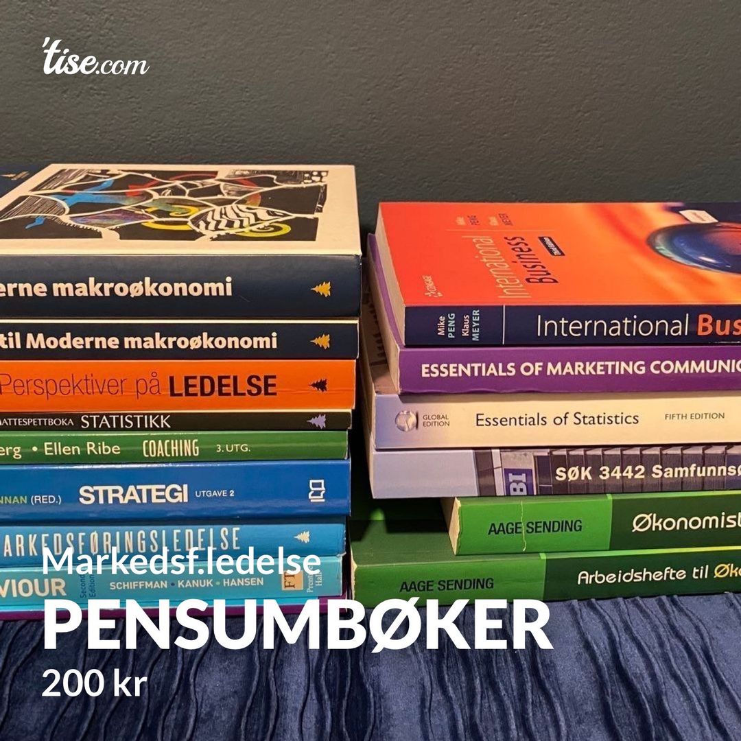 Pensumbøker