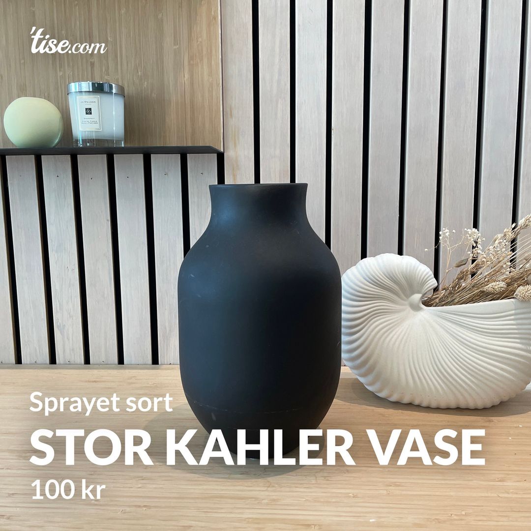 Stor kahler vase