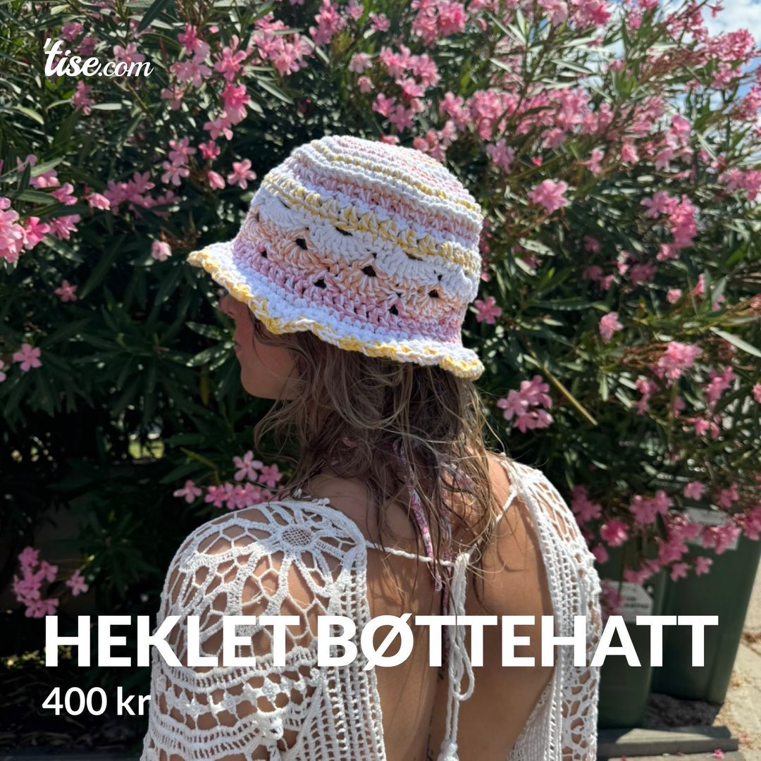 Heklet bøttehatt