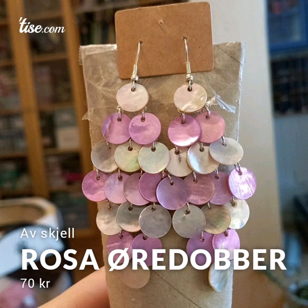 Rosa Øredobber