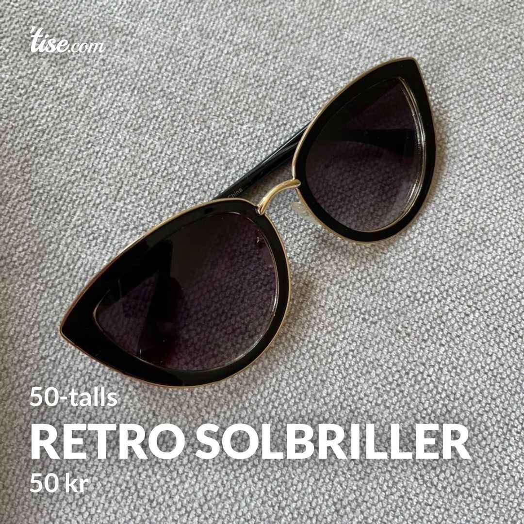 Retro solbriller