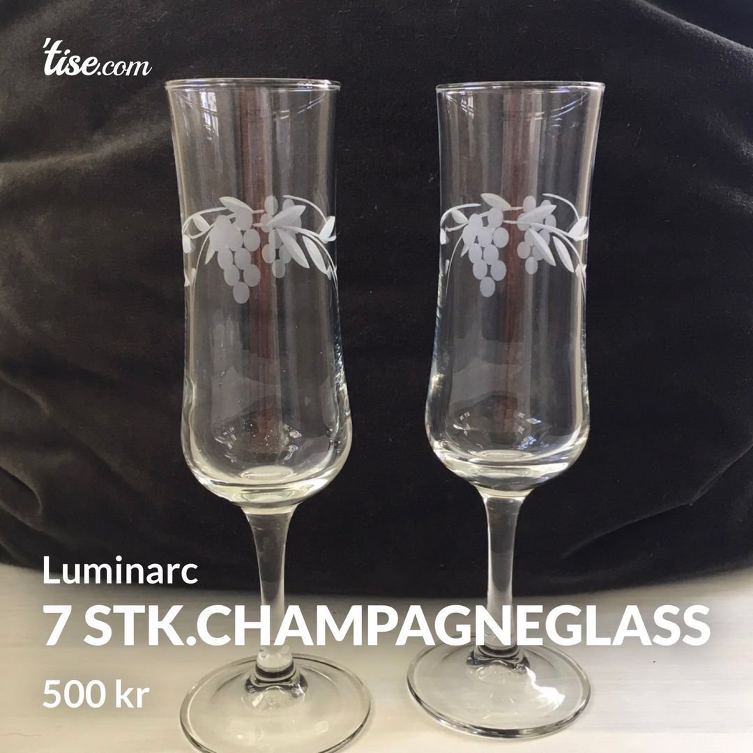 7 stkChampagneglass