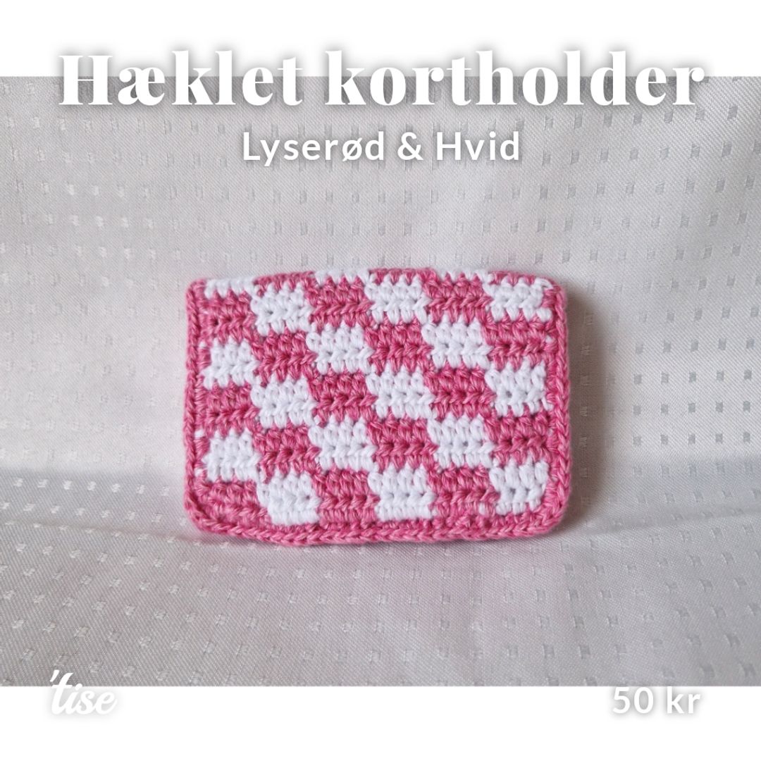 Hæklet kortholder