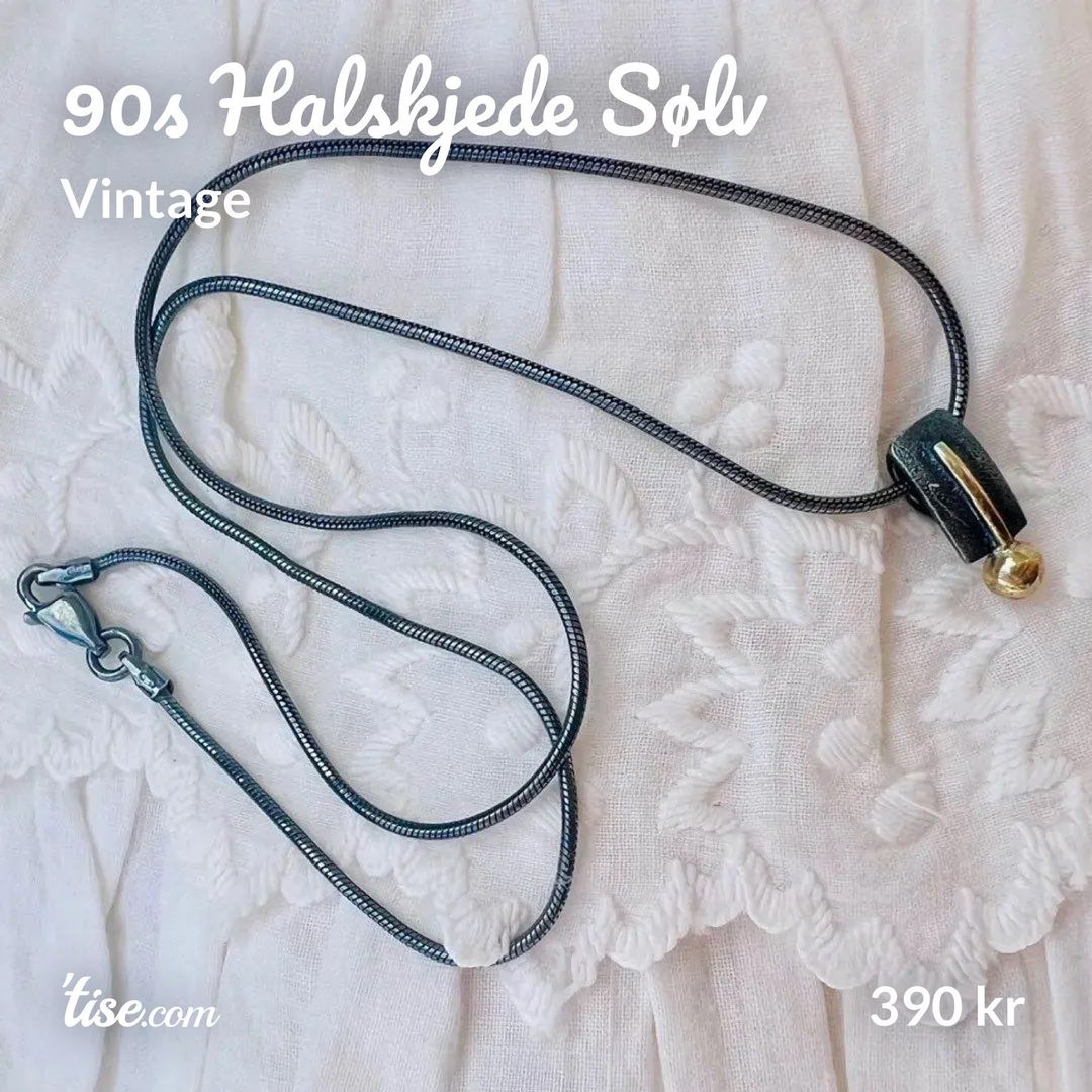 90s Halskjede Sølv