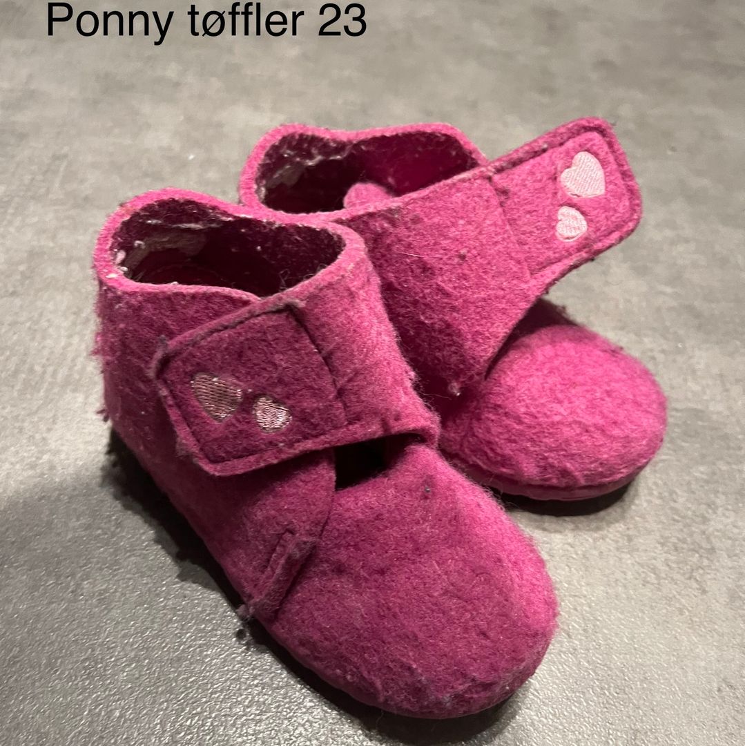 Ponny tøfler