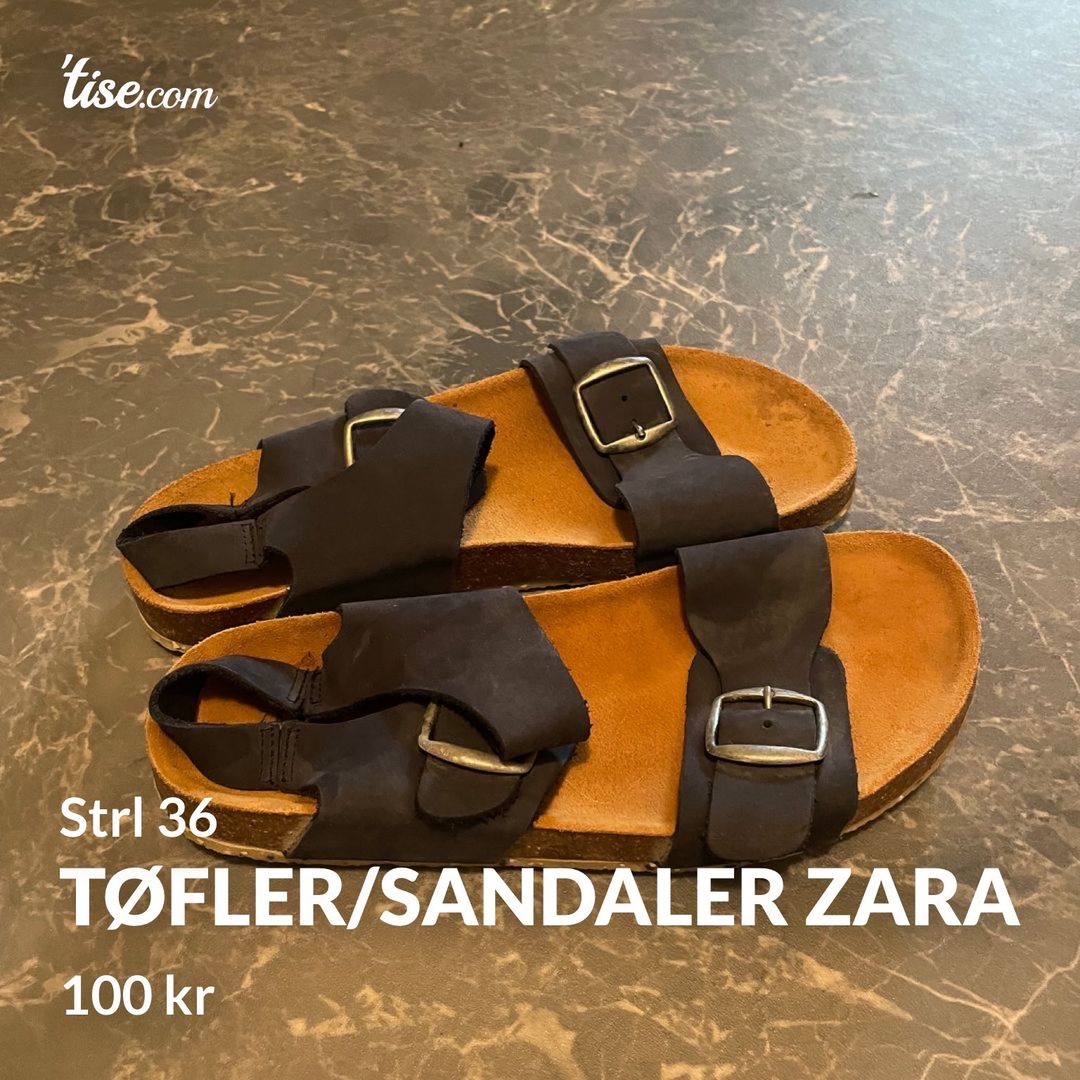 Tøfler/sandaler Zara