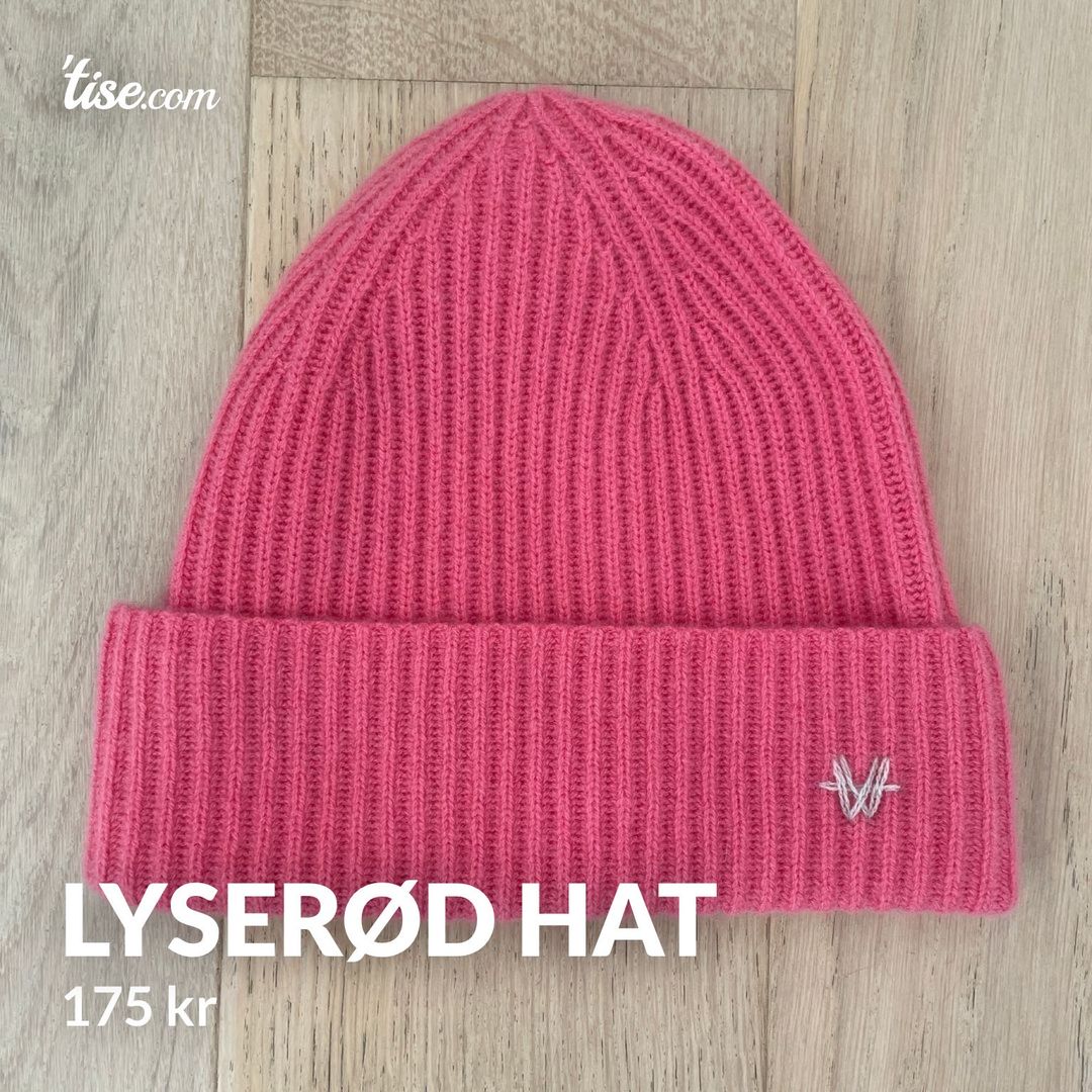 LYSERØD HAT