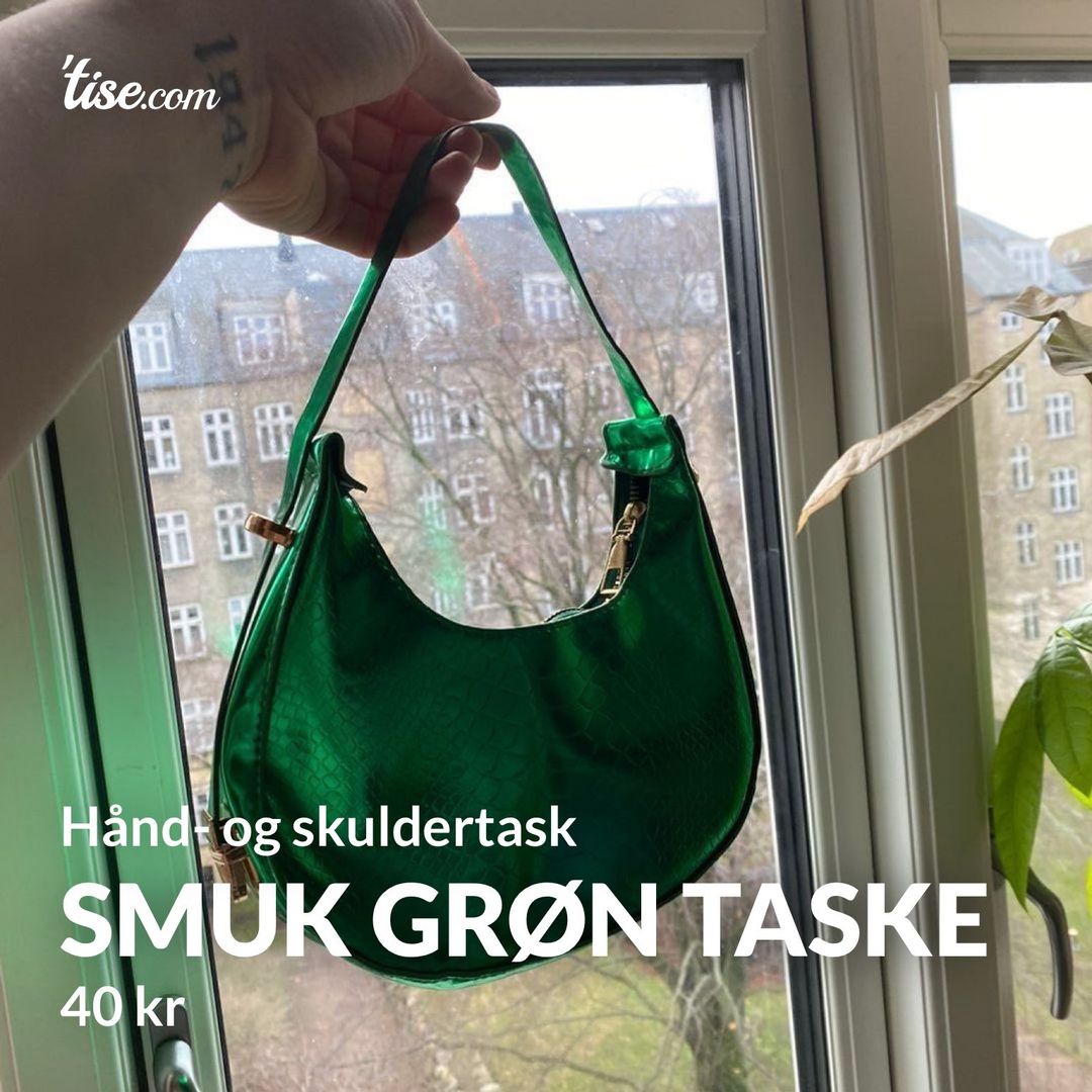 Smuk grøn taske