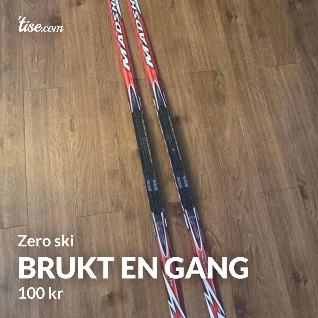 Brukt en gang