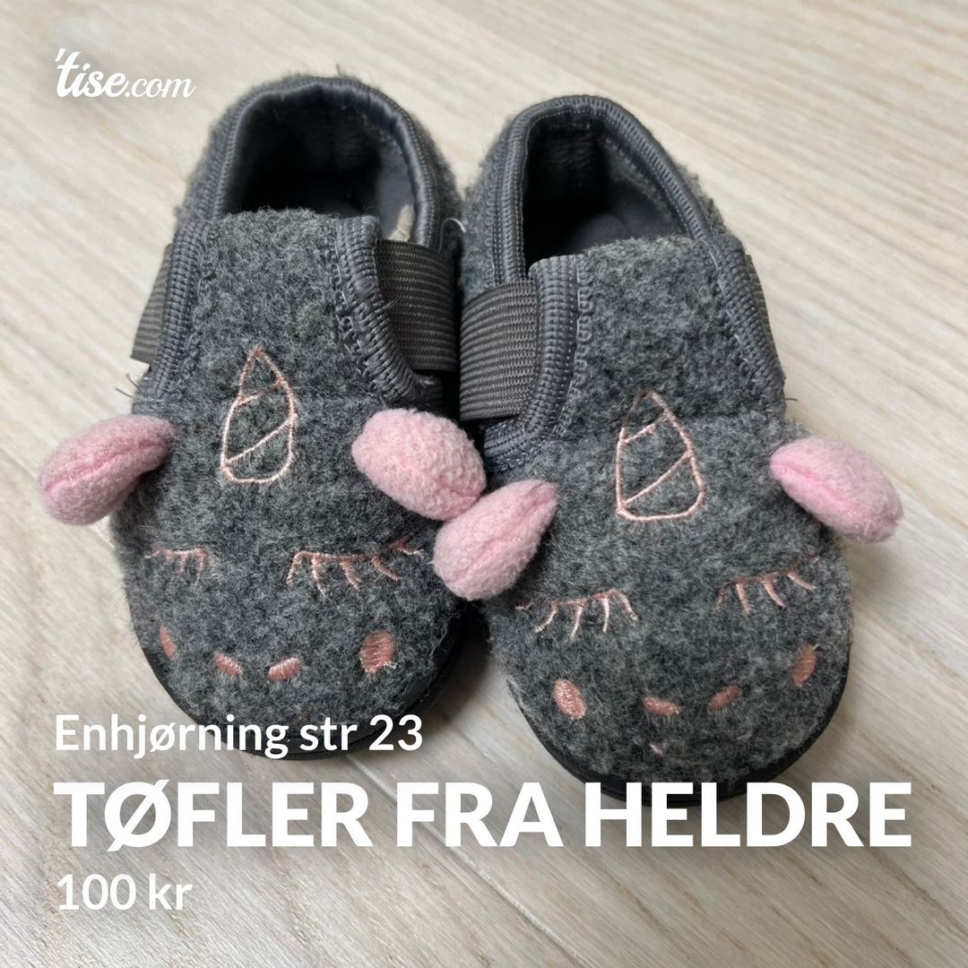 Tøfler fra Heldre