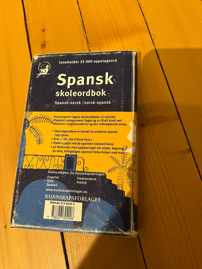 Spansk/norsk ordbok