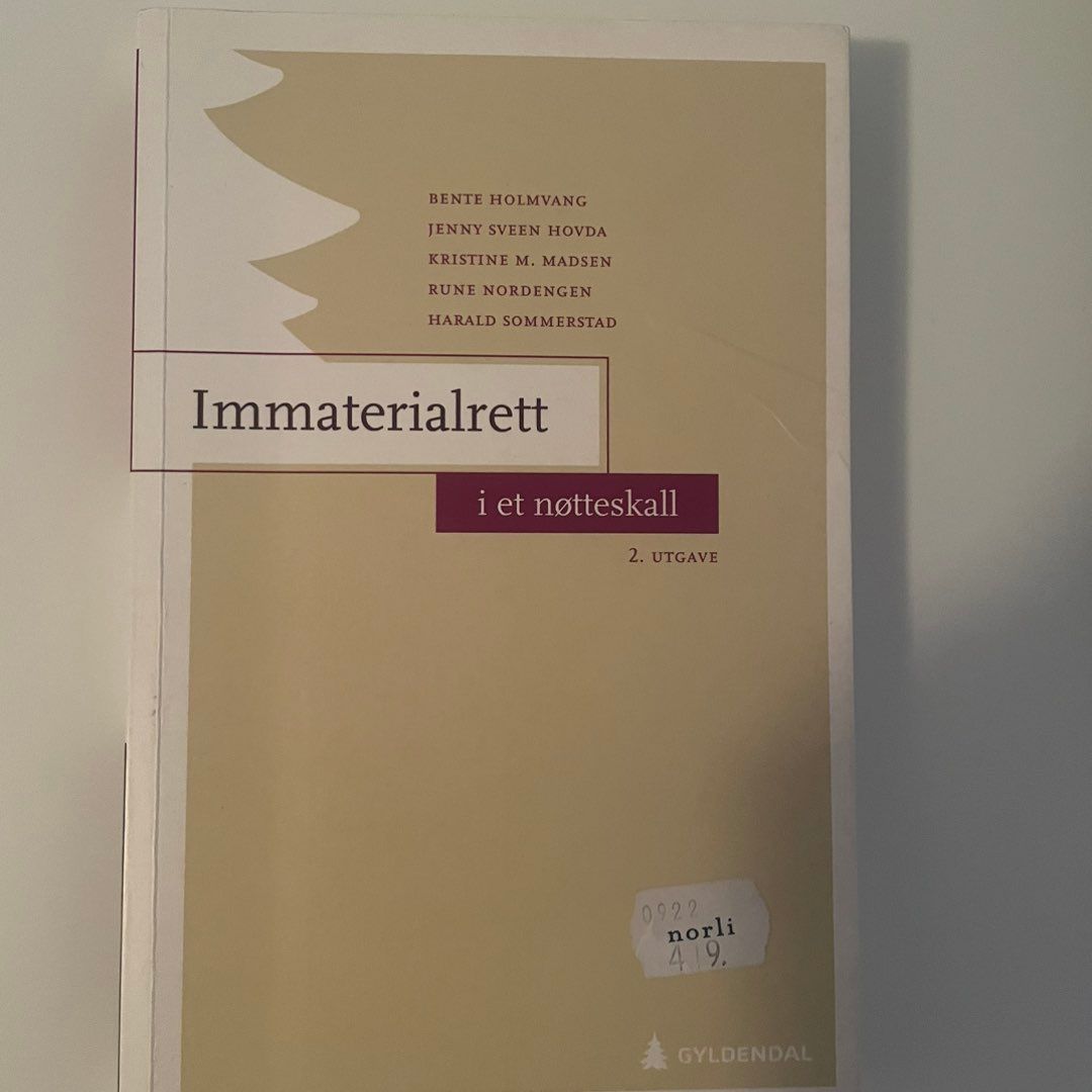 Immaterialrett