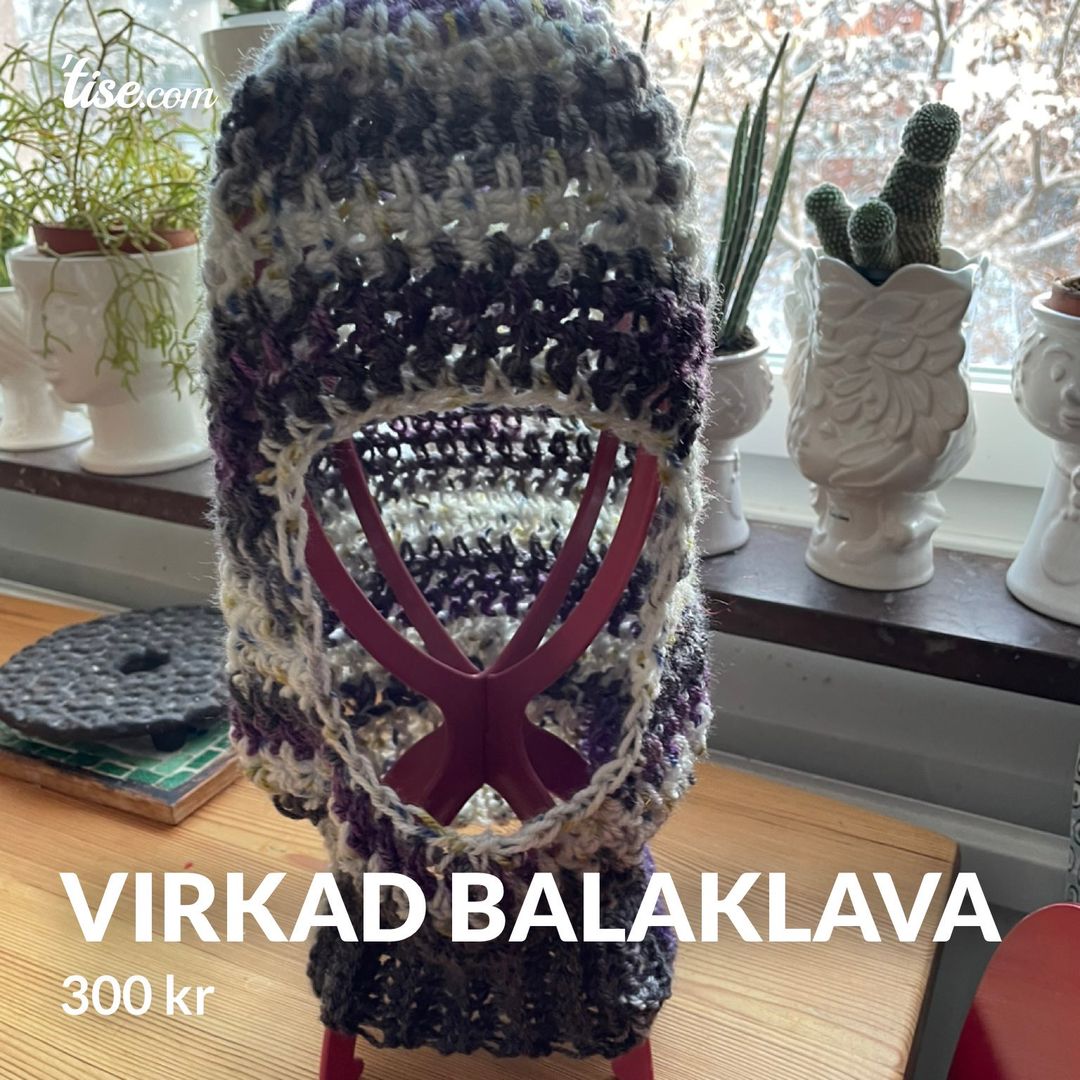 Virkad balaklava