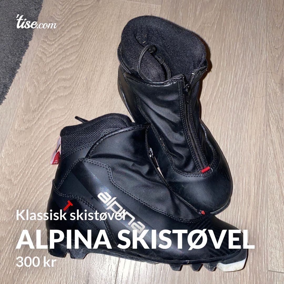 Alpina skistøvel