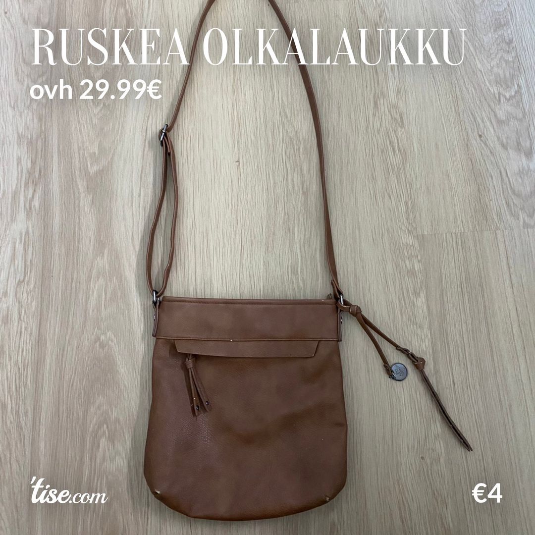 ruskea olkalaukku