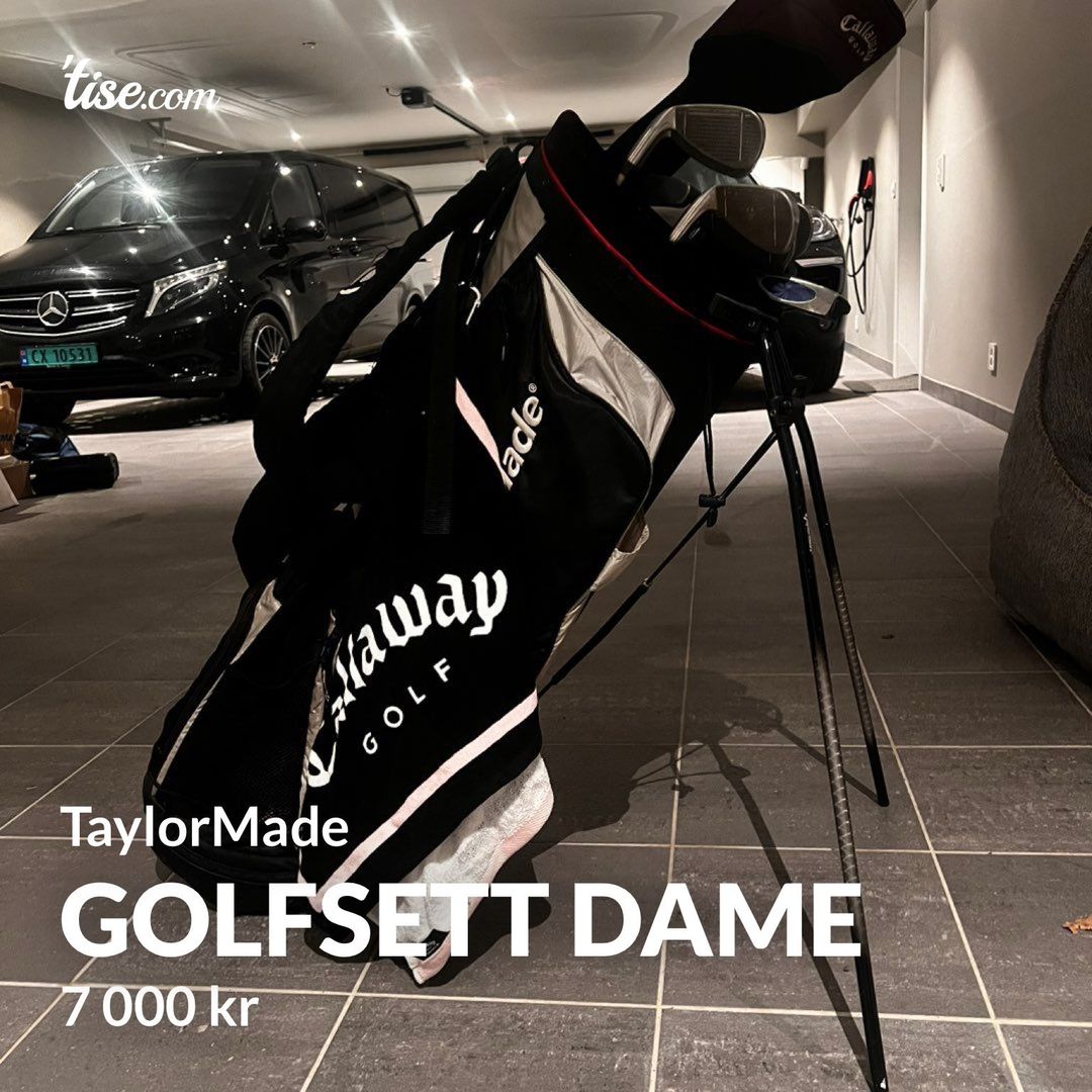 Golfsett dame