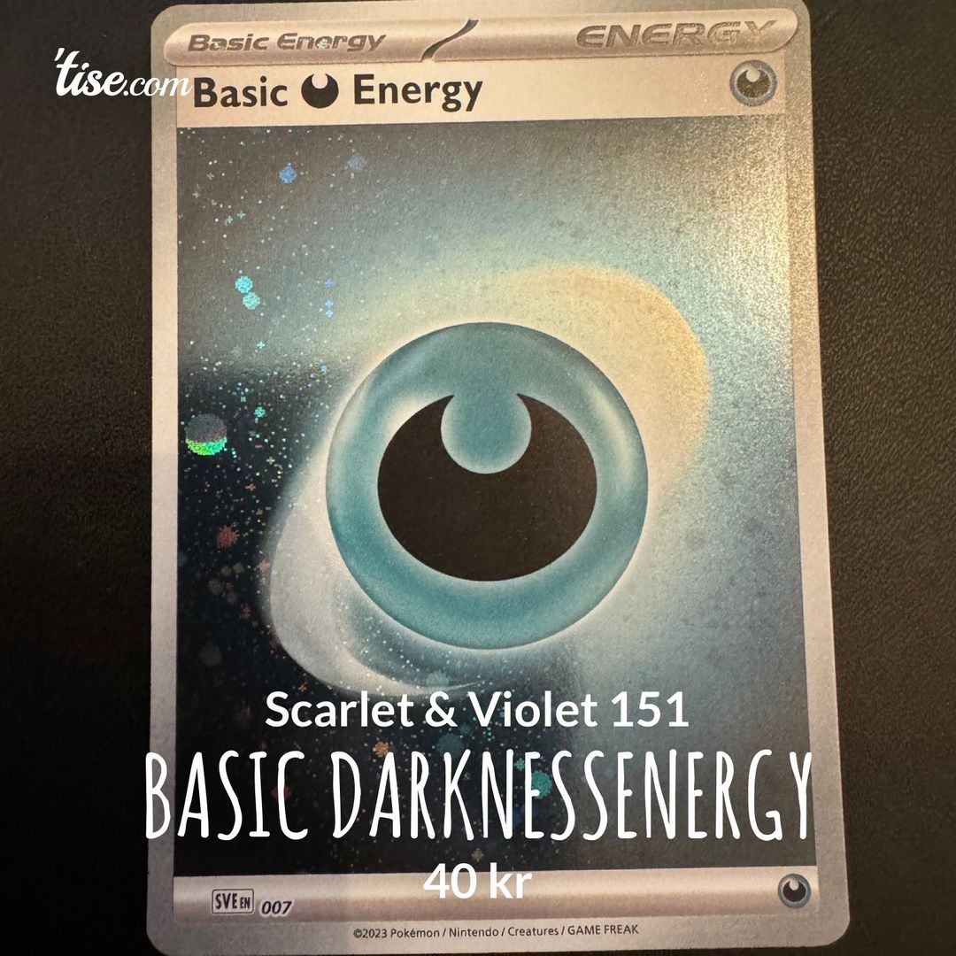 Basic DarknessEnergy