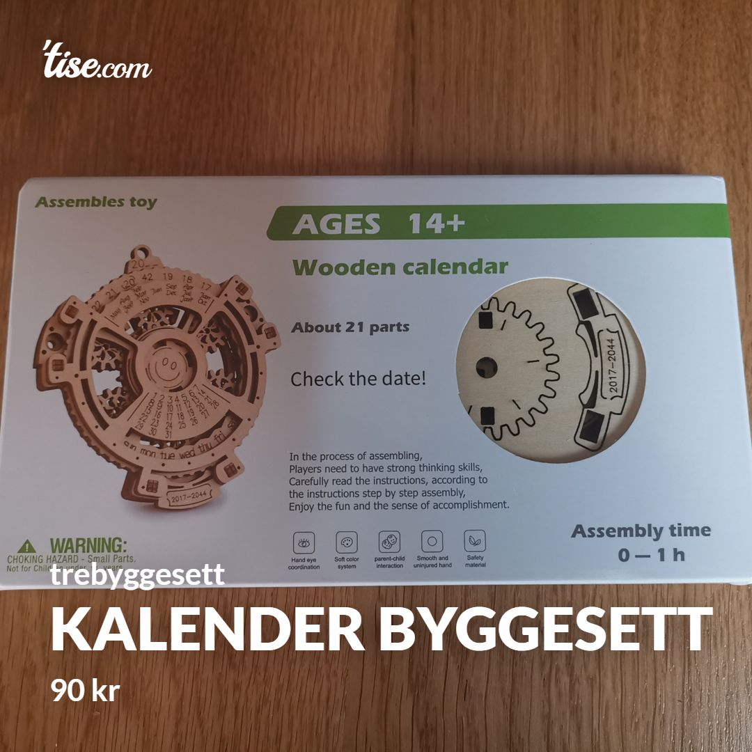 Kalender byggesett