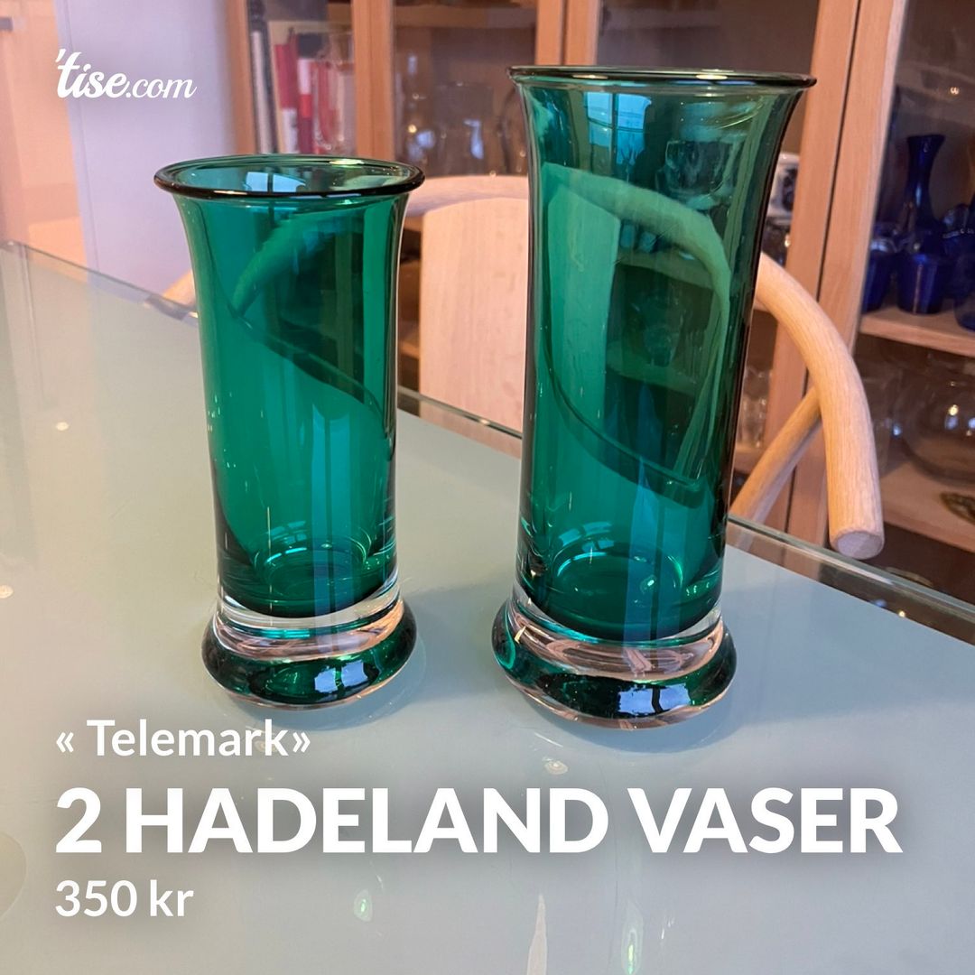 2 Hadeland vaser