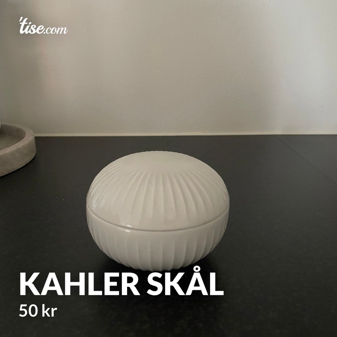 Kahler skål