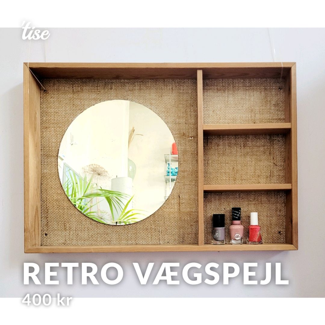 Retro Vægspejl