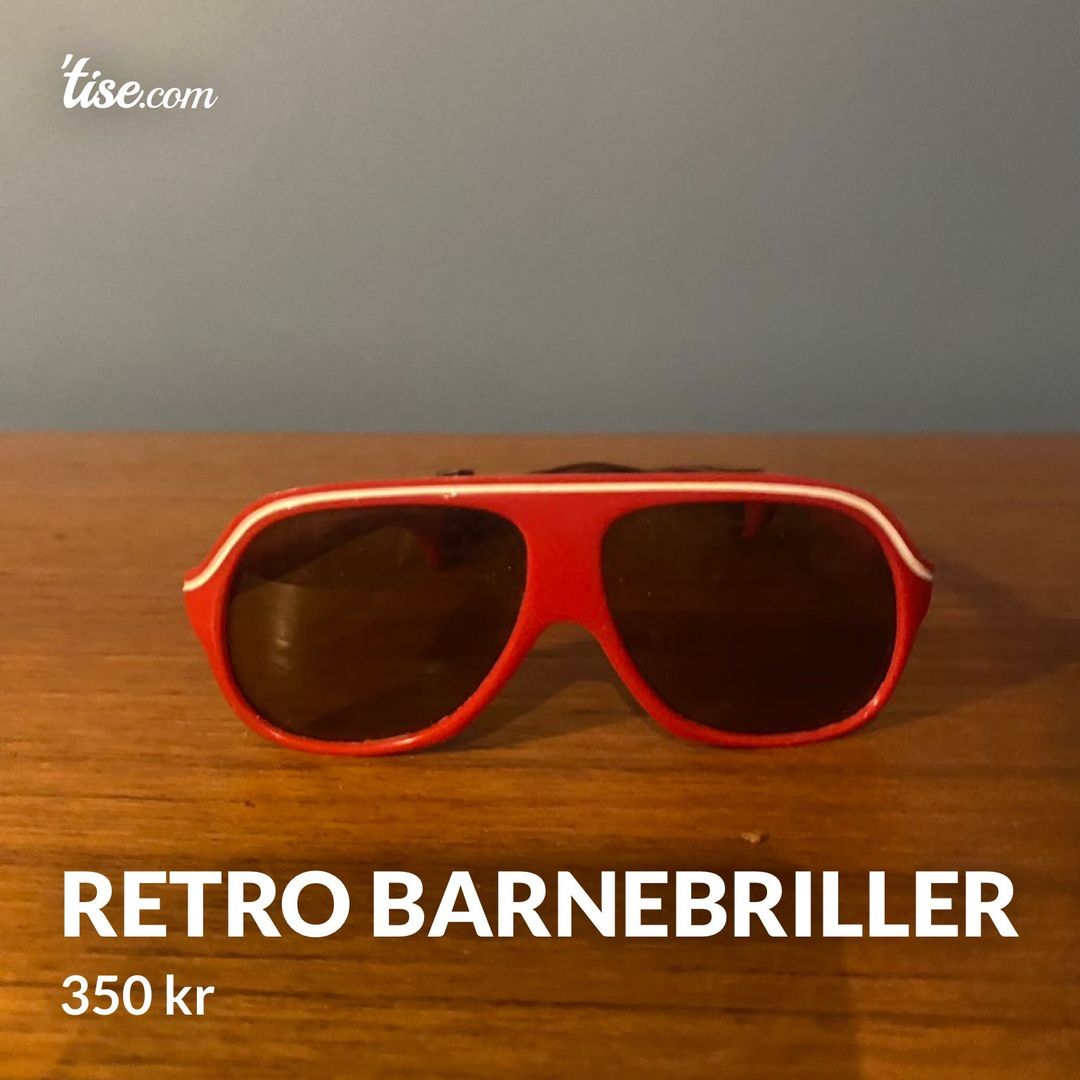 Retro barnebriller