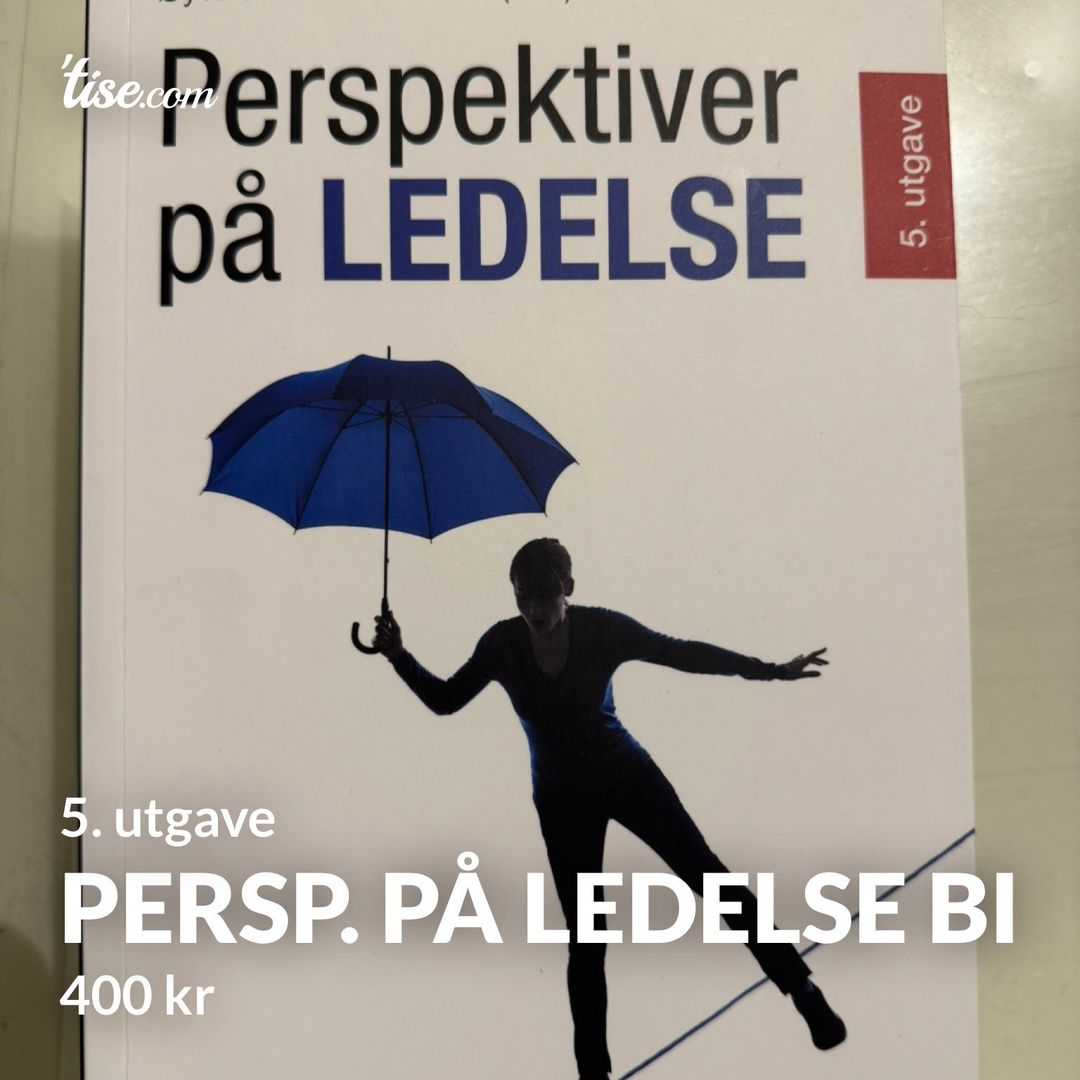 Persp på ledelse bi