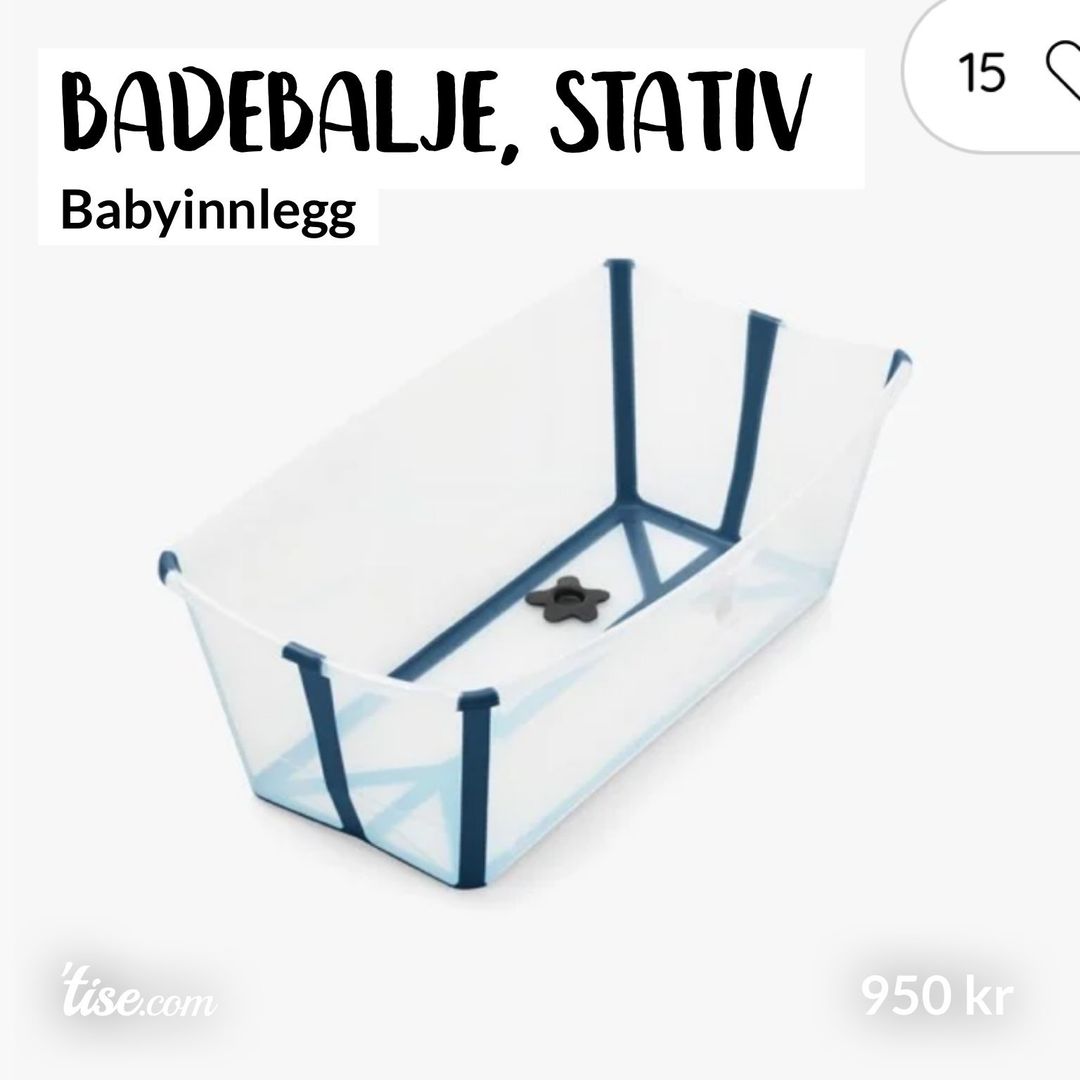 Badebalje stativ