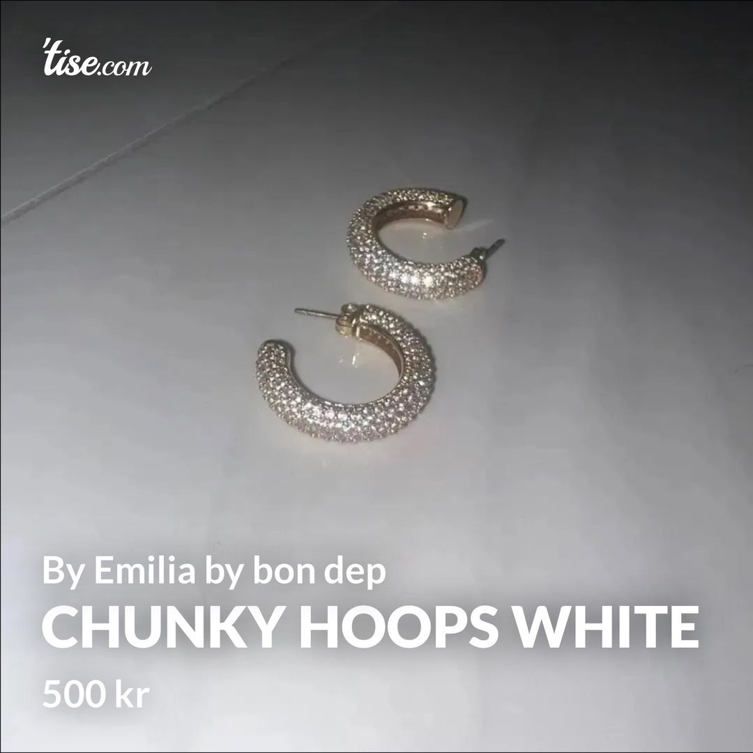 Chunky hoops White